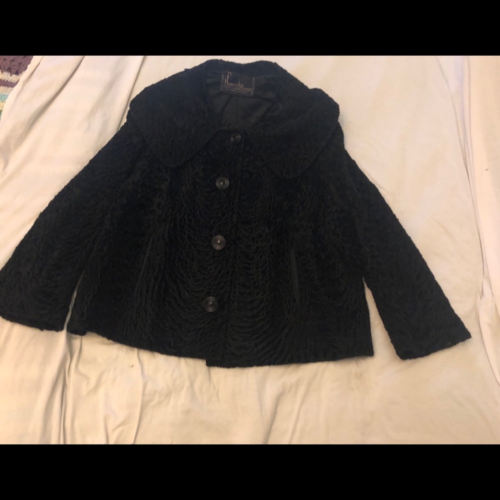 Vintage Huneck’s Fur Swing Jacket. Persian Lamb?